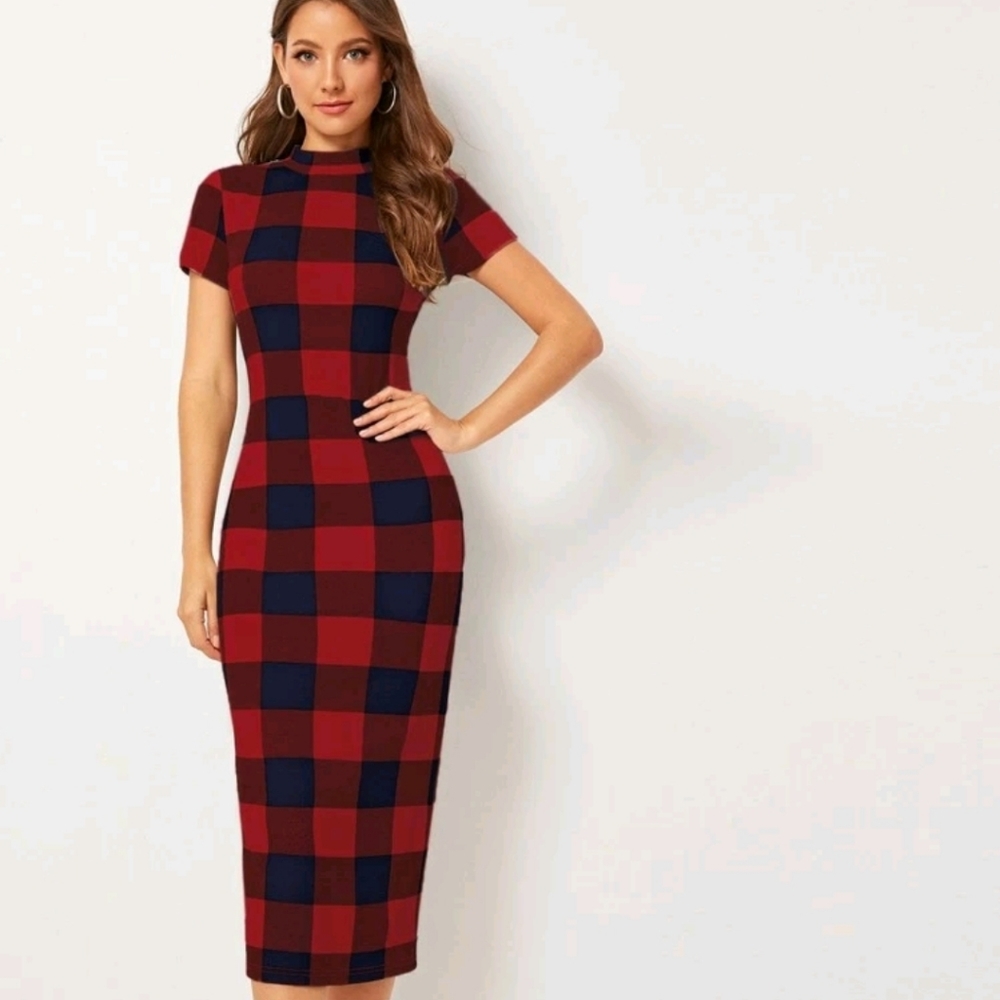 Plaid dress